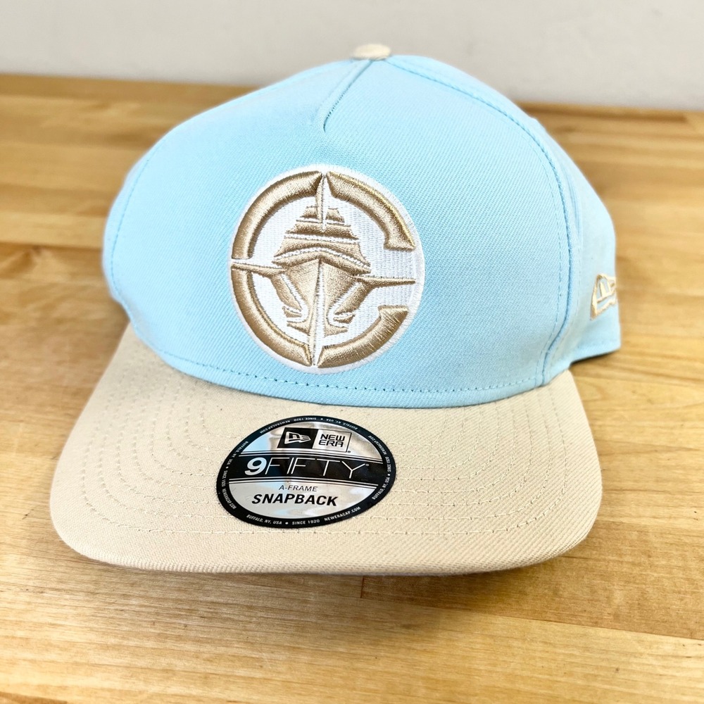 LA Clippers Los Angeles New Era Hat 9FIFTY A-Frame Snapback OSFM Light Blue New